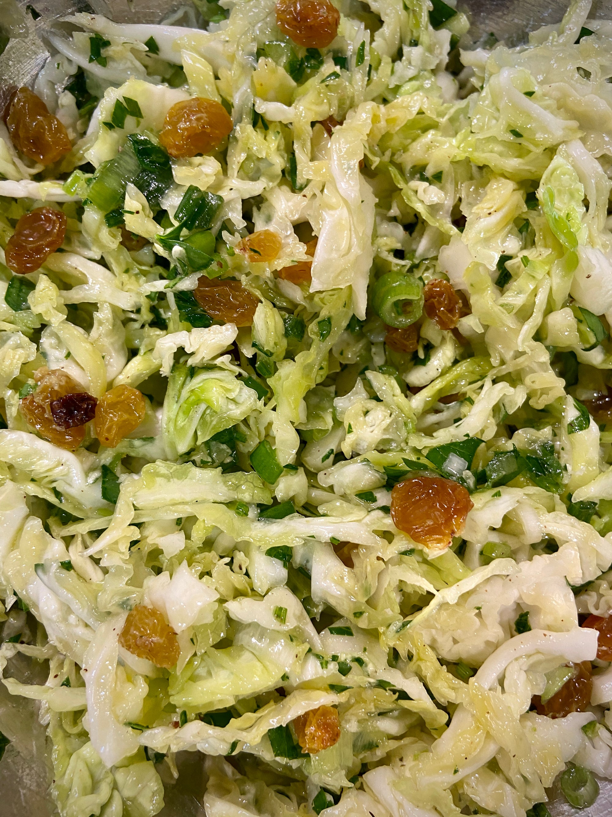 Cabbage Slaw with Biancolilla