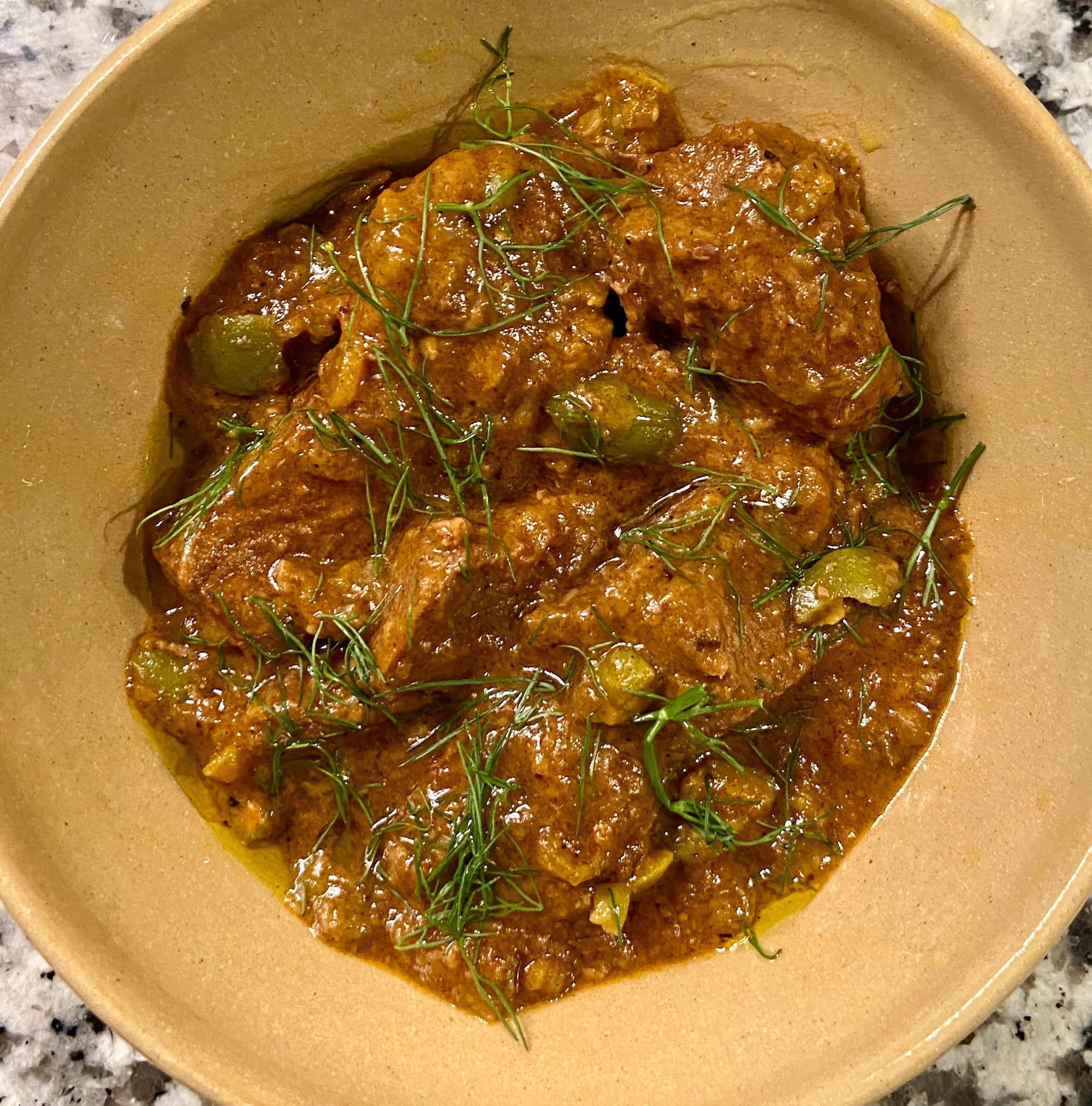 Beef Stew with Fennel and Nocellara