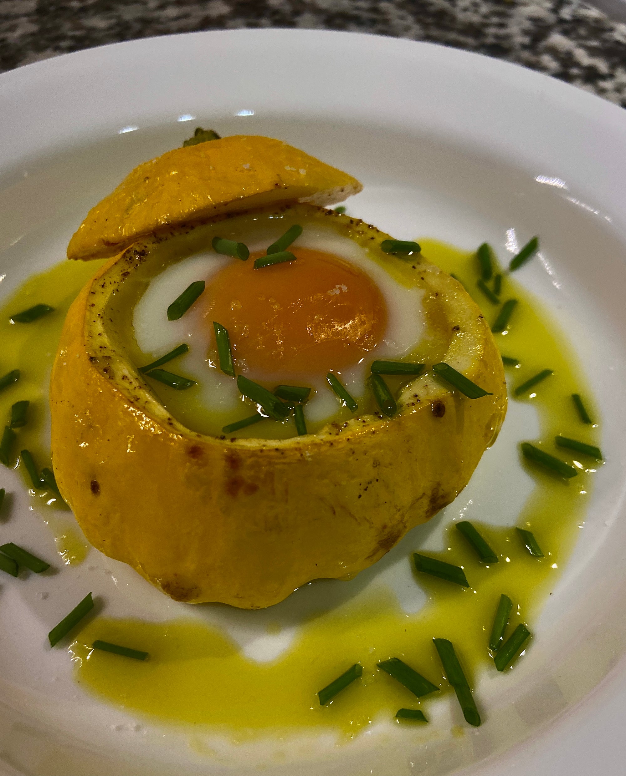 Baked Eggs in Squash