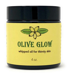 Olive Glow whipped oil for thirsty skin by Ella and Gaia Taibi